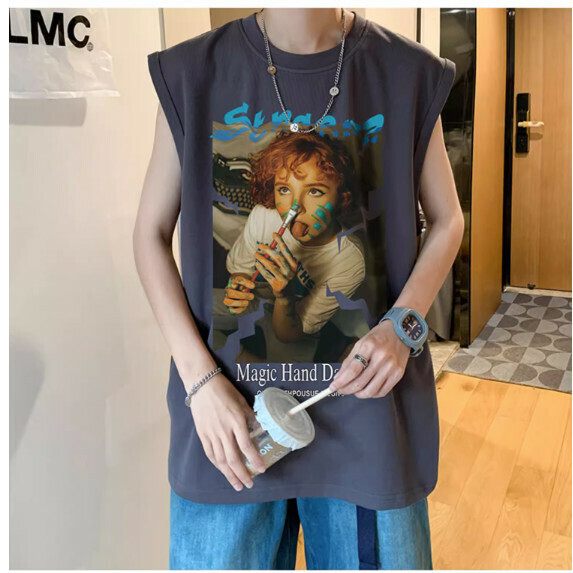 熱推背心男純棉夏季（灰色【S_3XL碼】（下單後聯繫客服確認發貨尺碼）