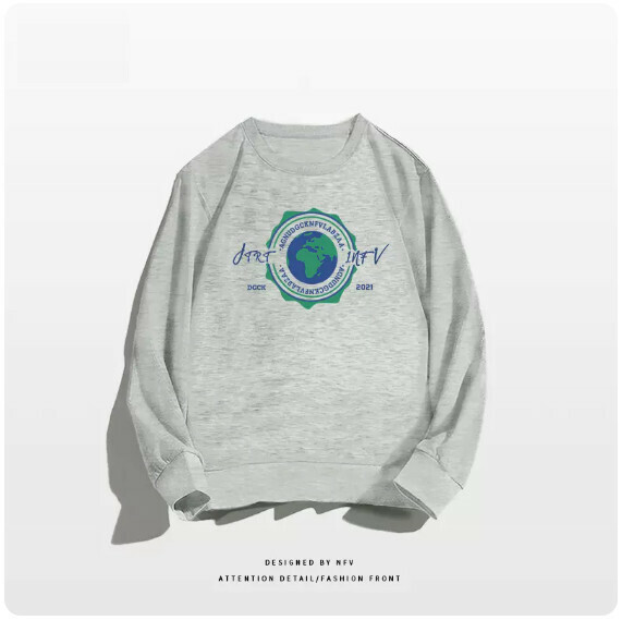 Crewneck sweatshirt [M-3XL] [light gray - thin] (contact customer service to confirm the shipping size after placing an order) 