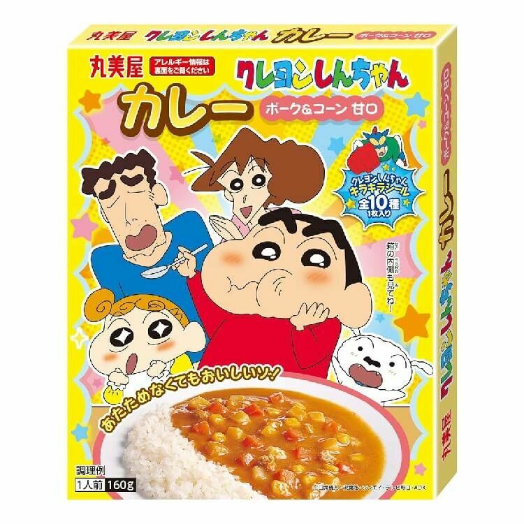 丸美屋 - 蠟筆小新甘口風味咖哩醬[附貼紙]