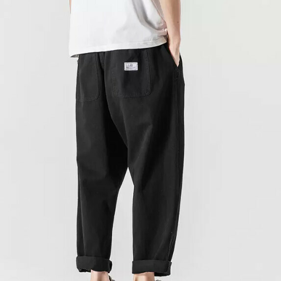 熱賣工裝褲男長褲（黑色【M_5XL碼】（下單後聯繫客服確認發貨尺碼）