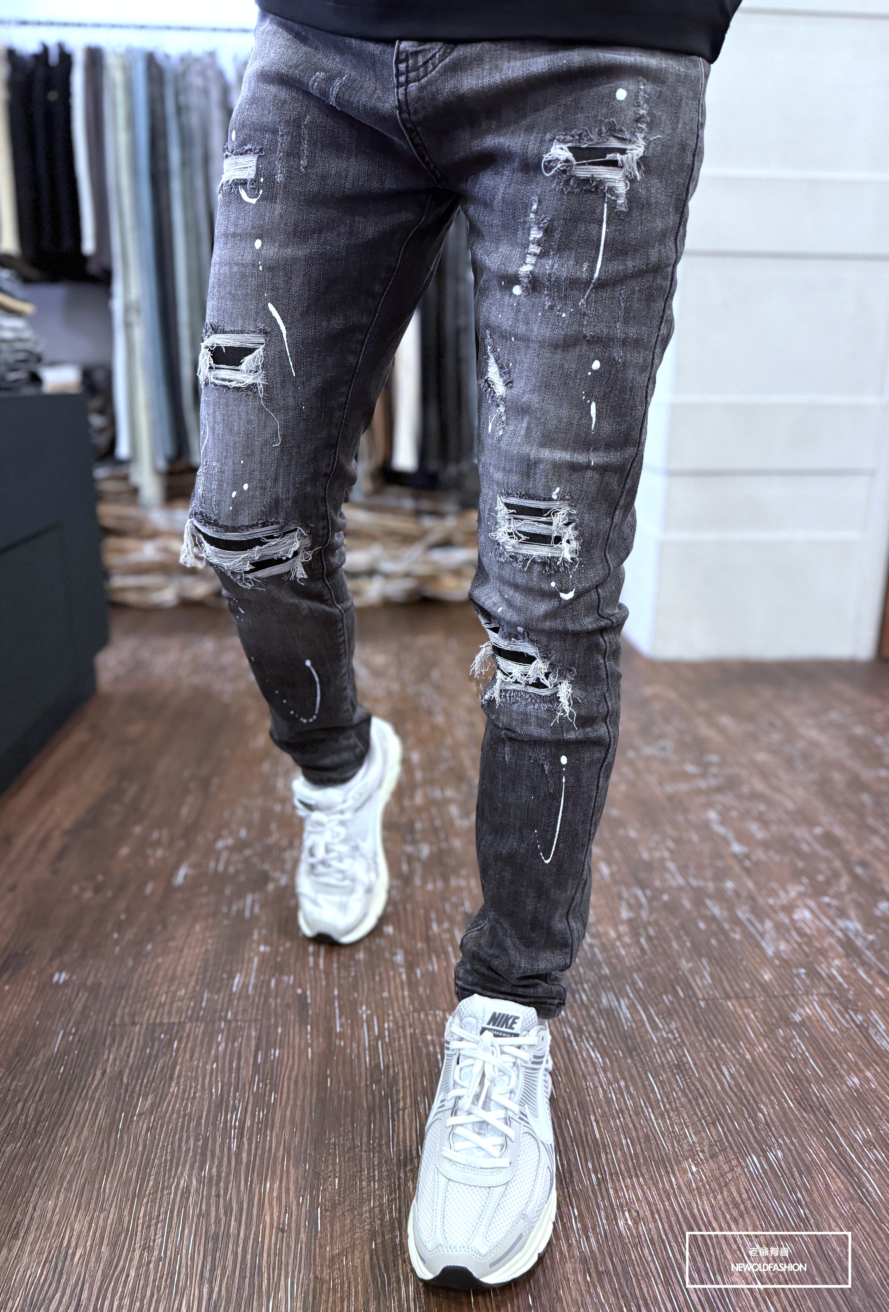 『新品上市』重磅仿舊黑潑漆小直筒(NOF23085001)