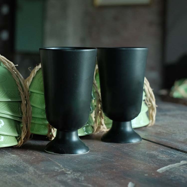 霧黑高腳杯-雙入組