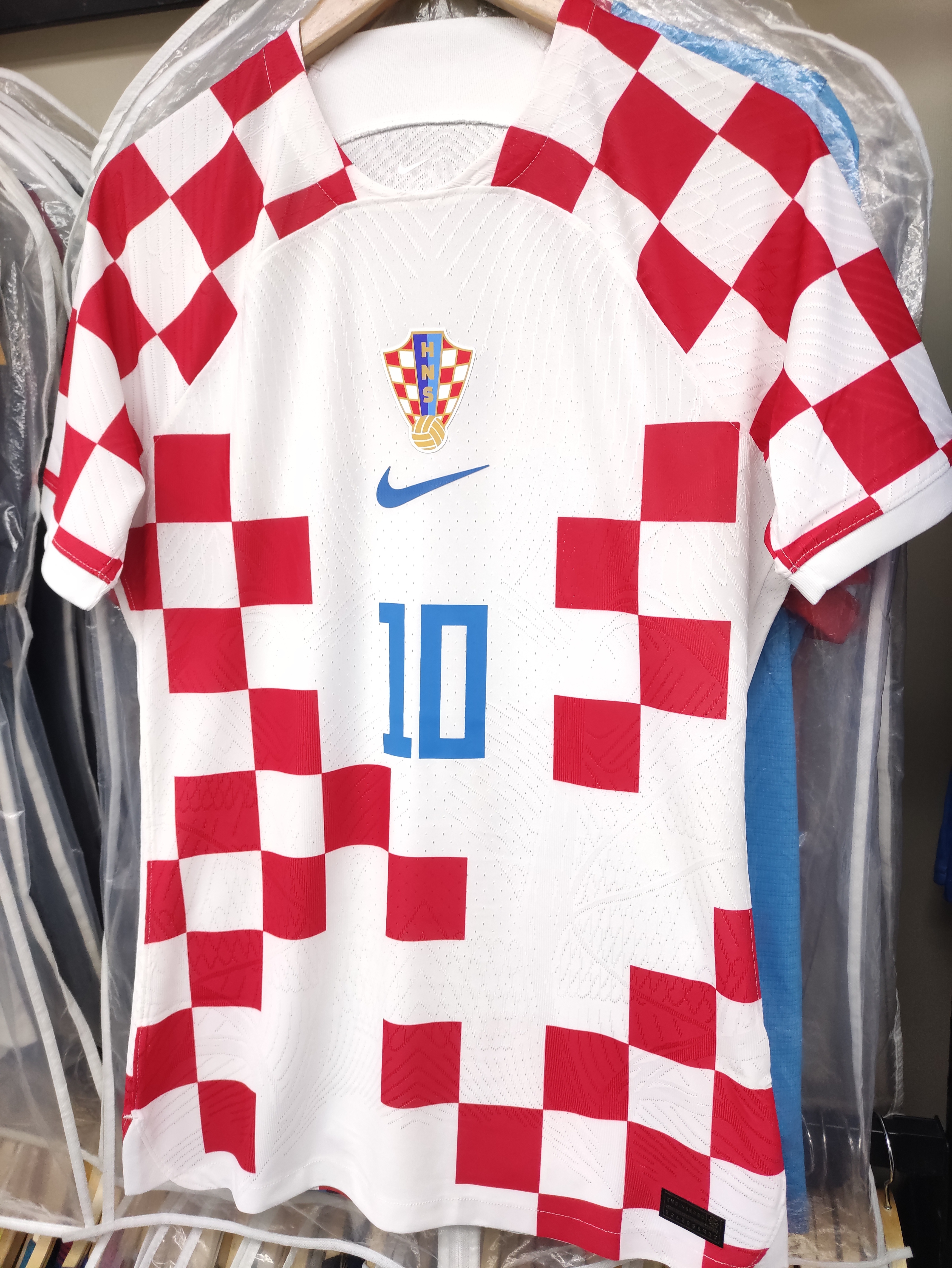 2022世界杯克羅地亞國家隊主場摩迪更衣室球員版球衣