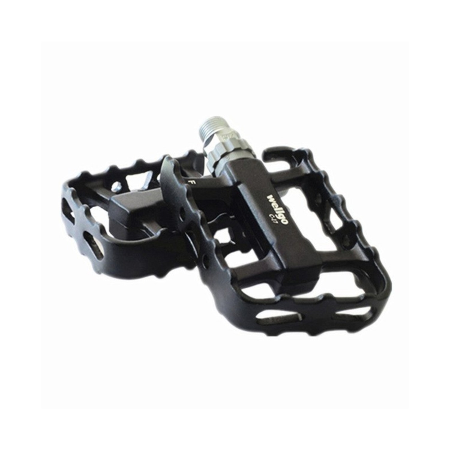 【Wellgo】CNC培林 C17 鋁合金踏板 - 黑