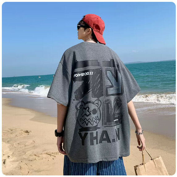 熱推短袖T恤男夏季（深灰色【S_3XL碼】（下單後聯繫客服確認發貨尺碼）