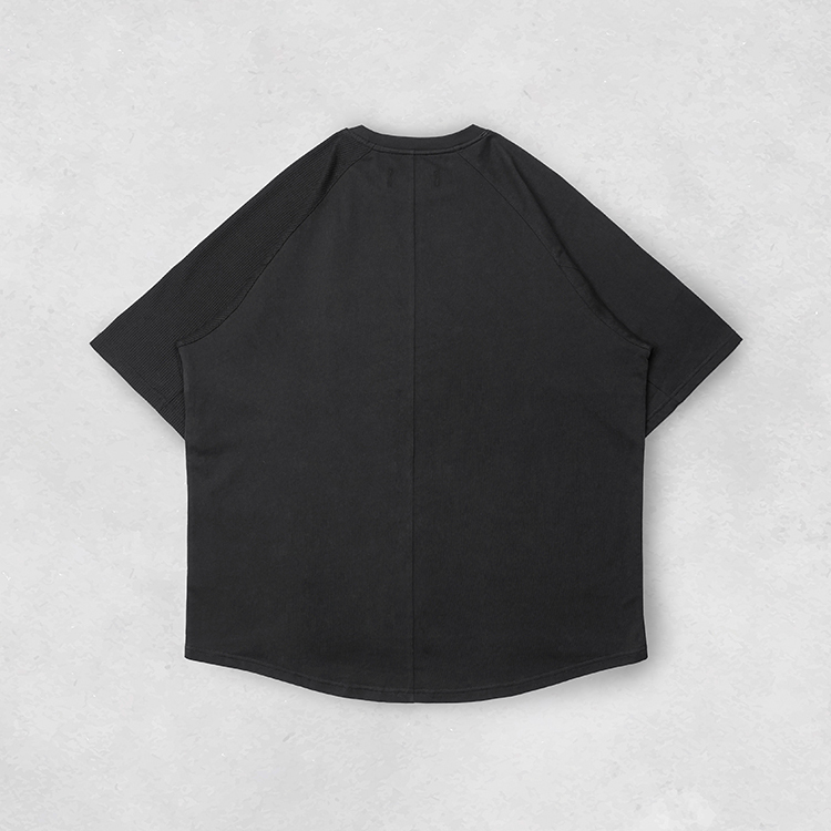 B-SIDE FABRIC MIX WIDE TEE