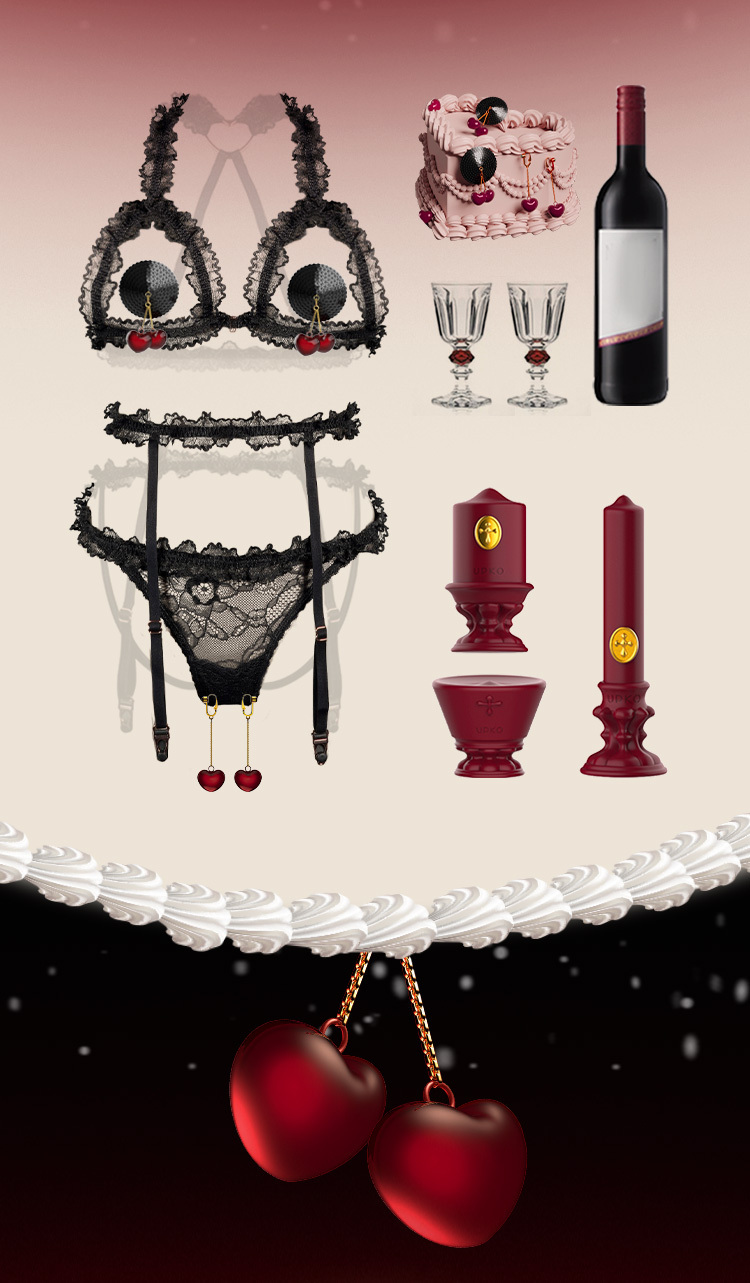 UPKO 水音鈴鐺乳貼&私處夾