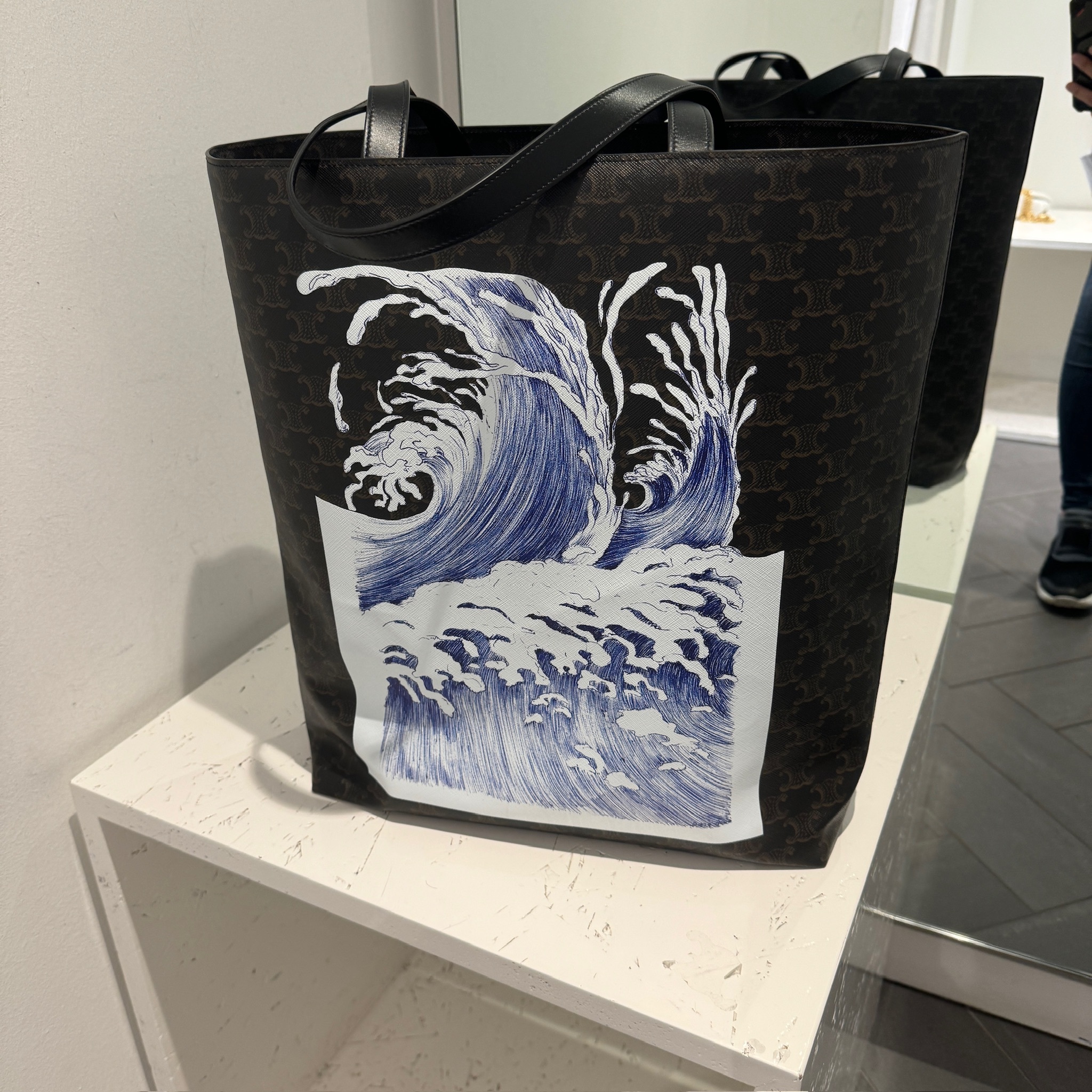 Celine Museum Triomphe Canvas Tote bag 2 in 1