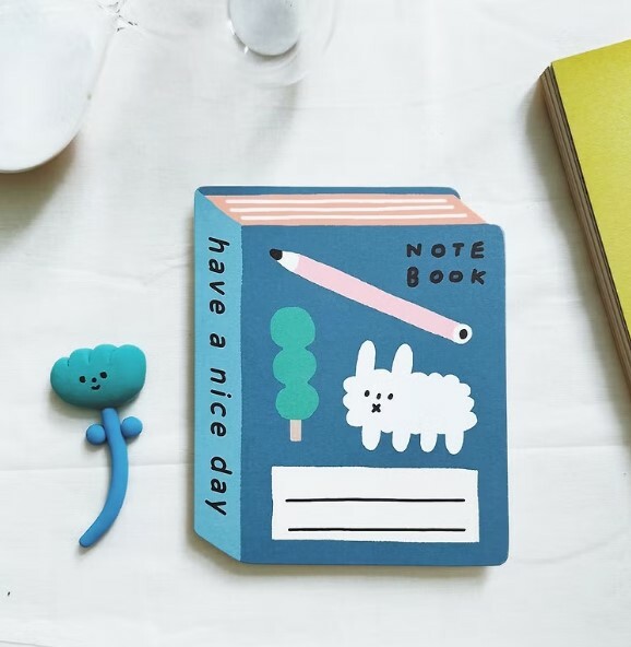 YO HAND STUDIO POSTCARD NOTEBOOK