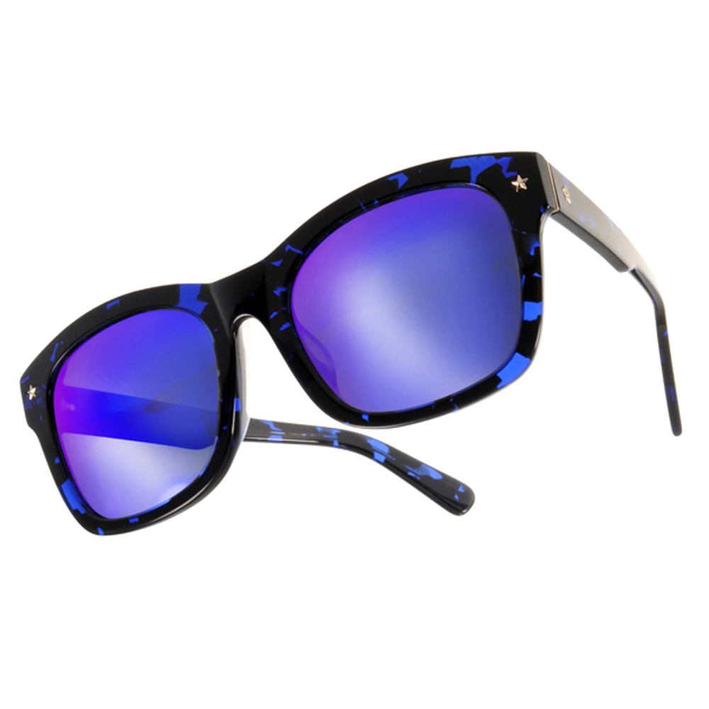 【Go-Getter】GS1004 BLDEBM 方框太陽眼鏡(水銀鏡面)