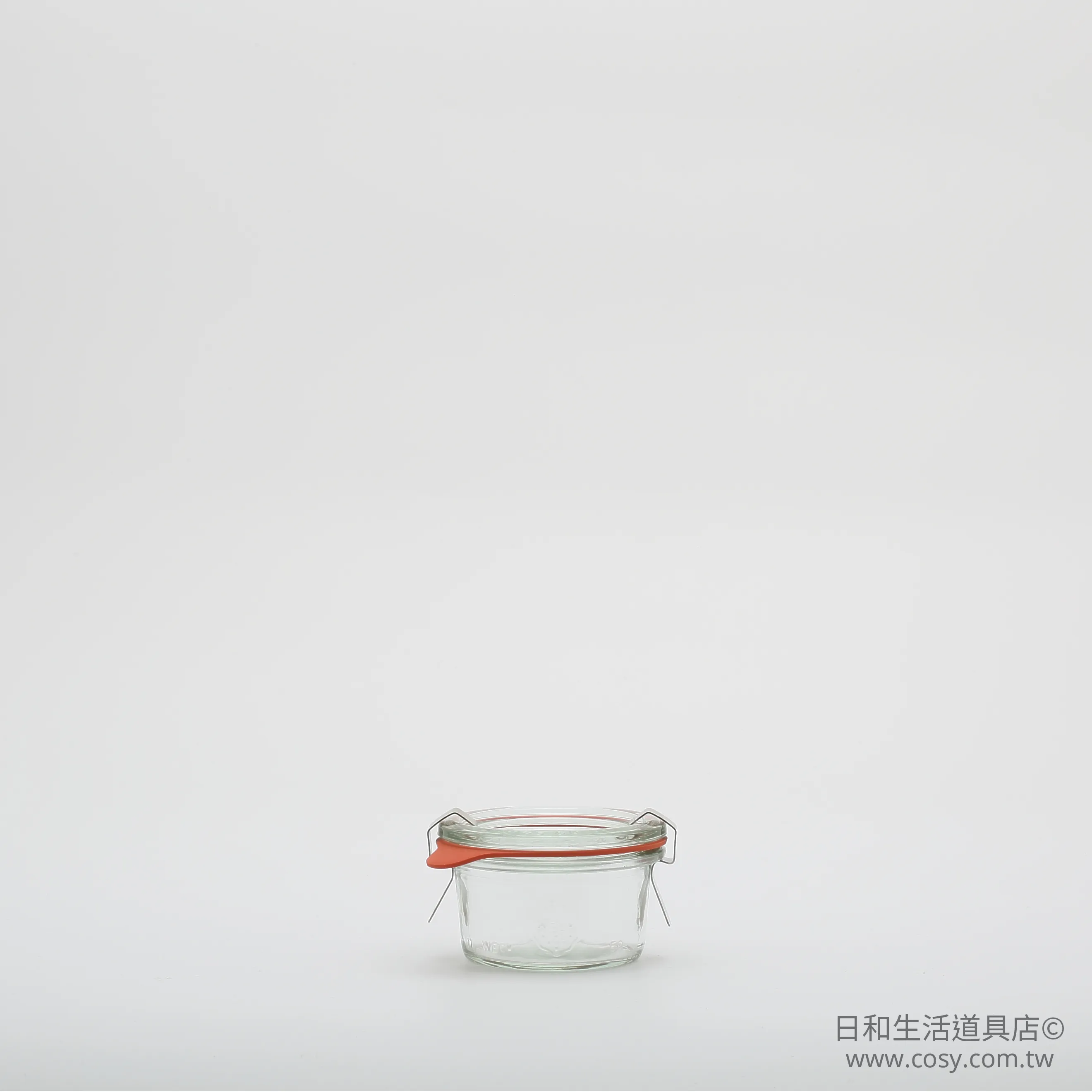 WECK 755 密封罐含密封圈與扣夾 Mold Shape 50ml (S)
