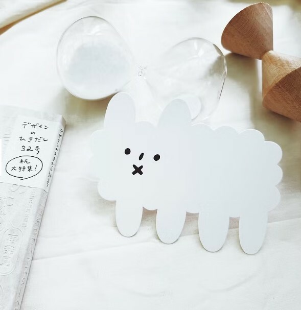 YO HAND STUDIO POSTCARD DOG DOG CLOUD