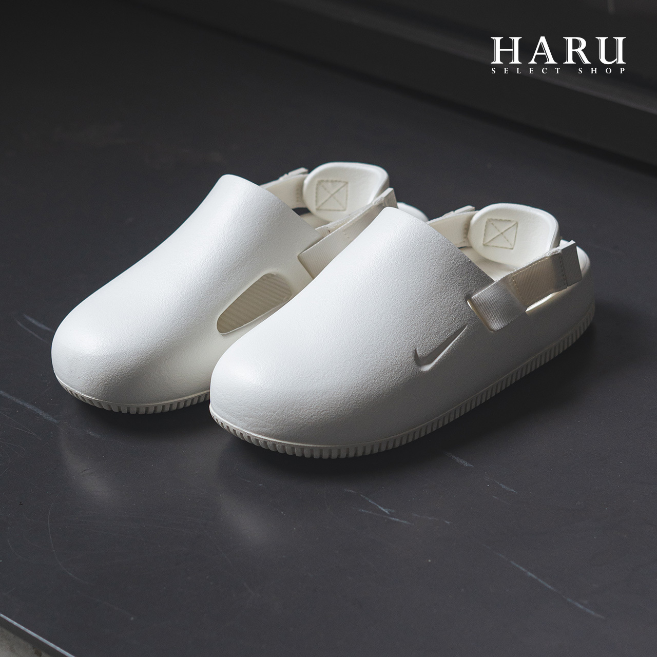 Nike Calm Mule 泰奶棕橘 純淨米白 勃肯 防水 快乾 廚師鞋 拖鞋 女款 FB2185-201-100