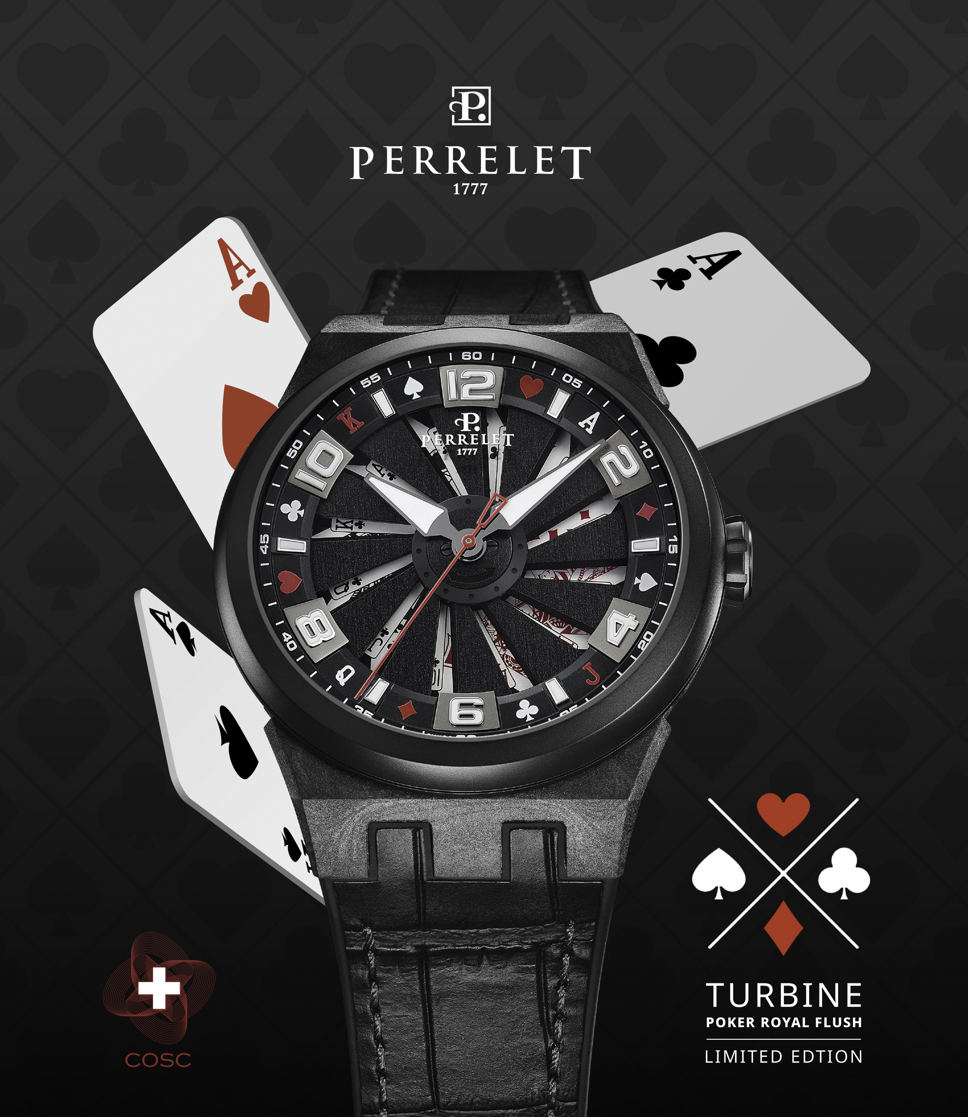 PERRELET TURBINE LIMITED POKER ROYAL FLUSH｜A4065/S3