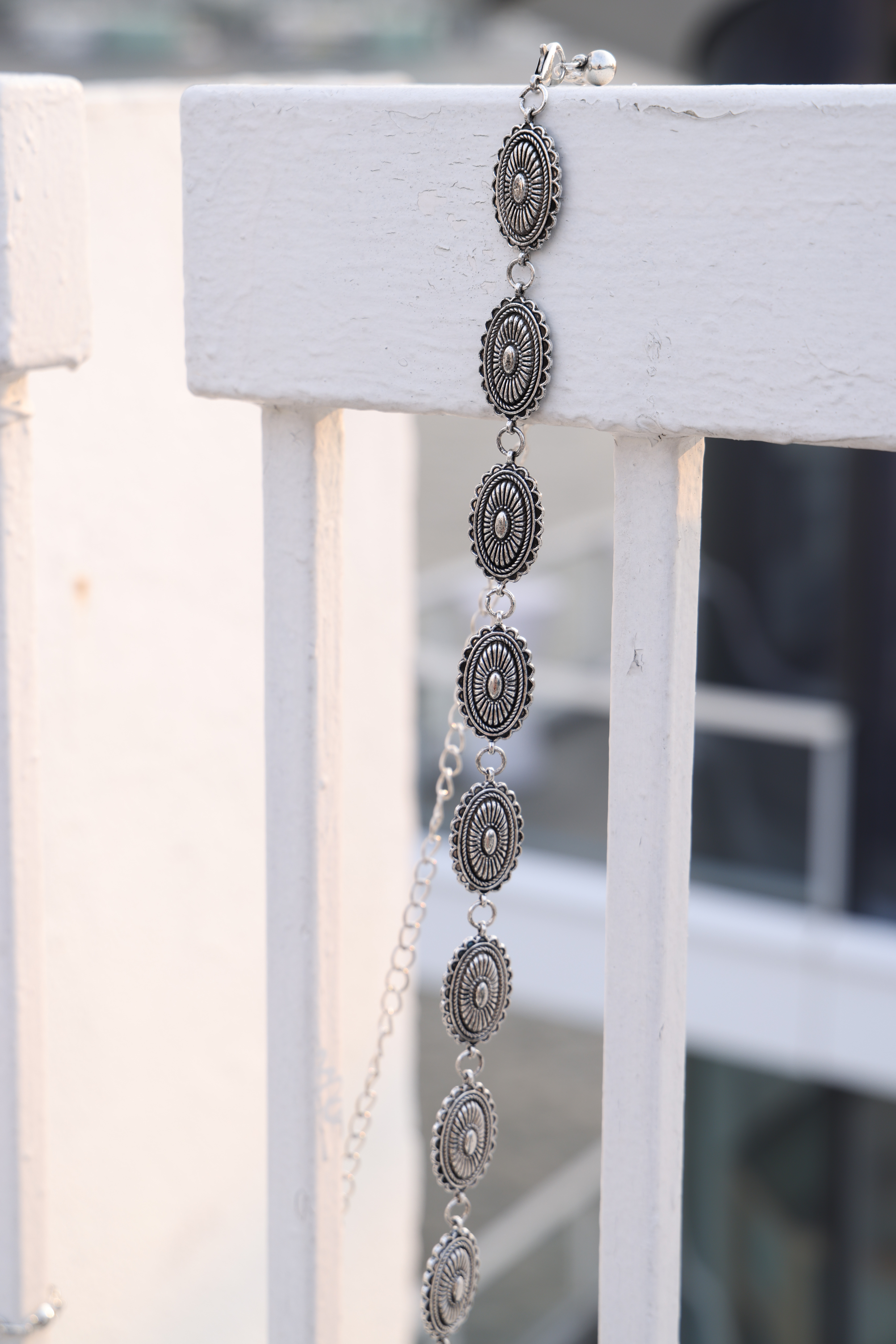 A0160｜日系感❂ 復古雕刻花紋腰鏈