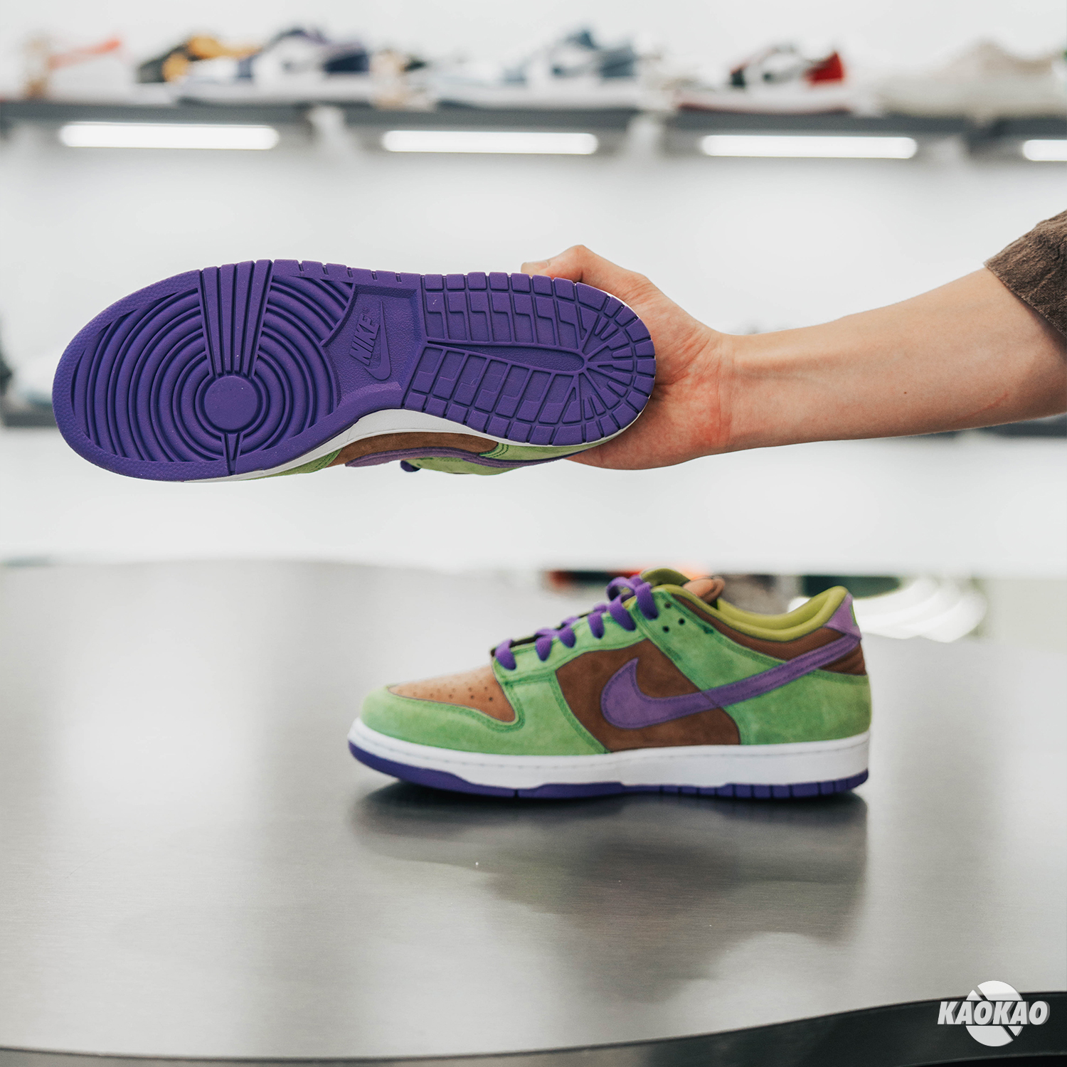 男鞋女段 Nike Dunk Low Veneer 棕綠 醜小鴨【DA1469-200】