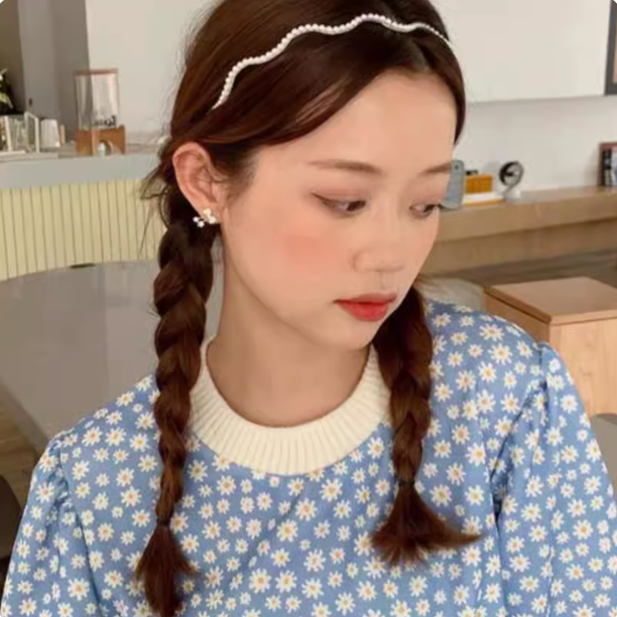 [2 FOR RM10] Wavy Pearl Headband