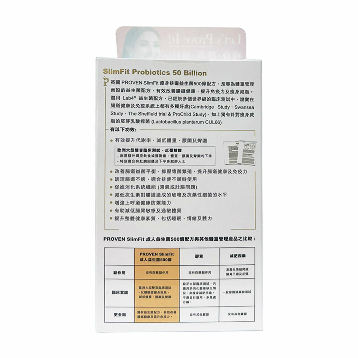 PROVEN - 瘦身排毒益生菌配方 500億 30粒 (E7)