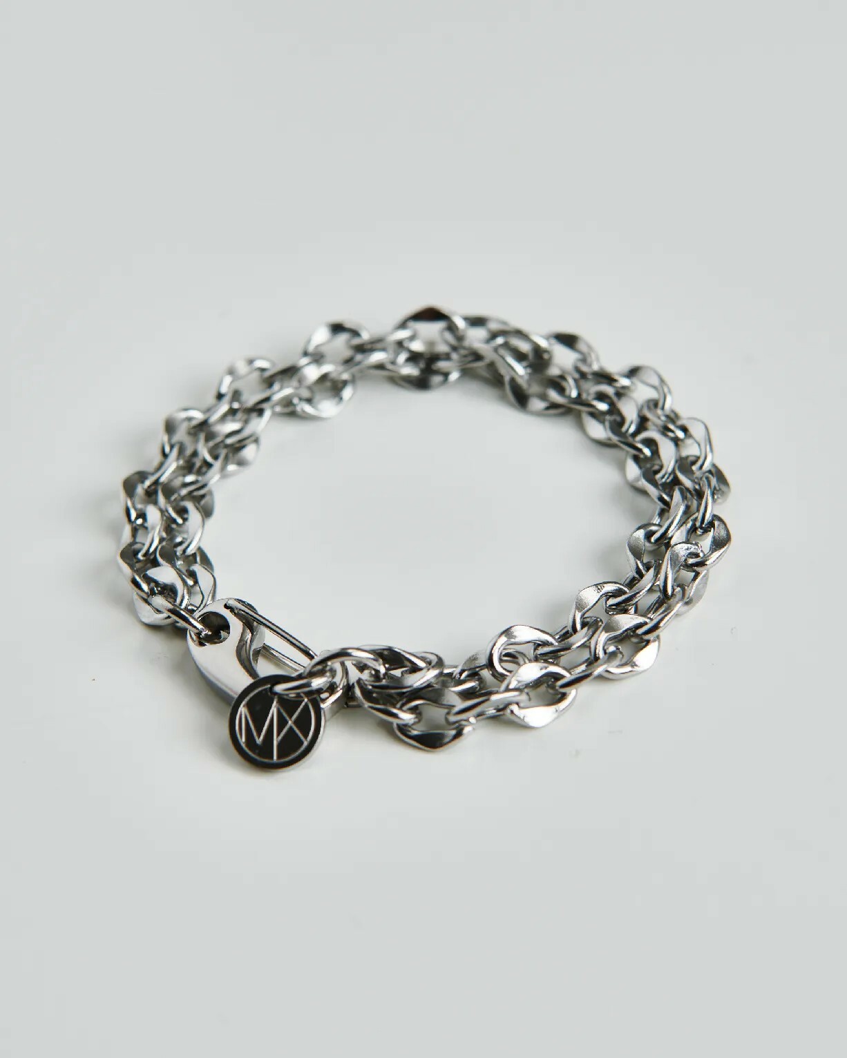 MB019 雙圈鏈純鋼手鍊