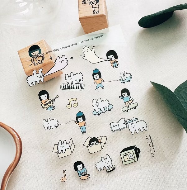 透明割型小貼紙 / 理想生活｜右手超人 臺灣