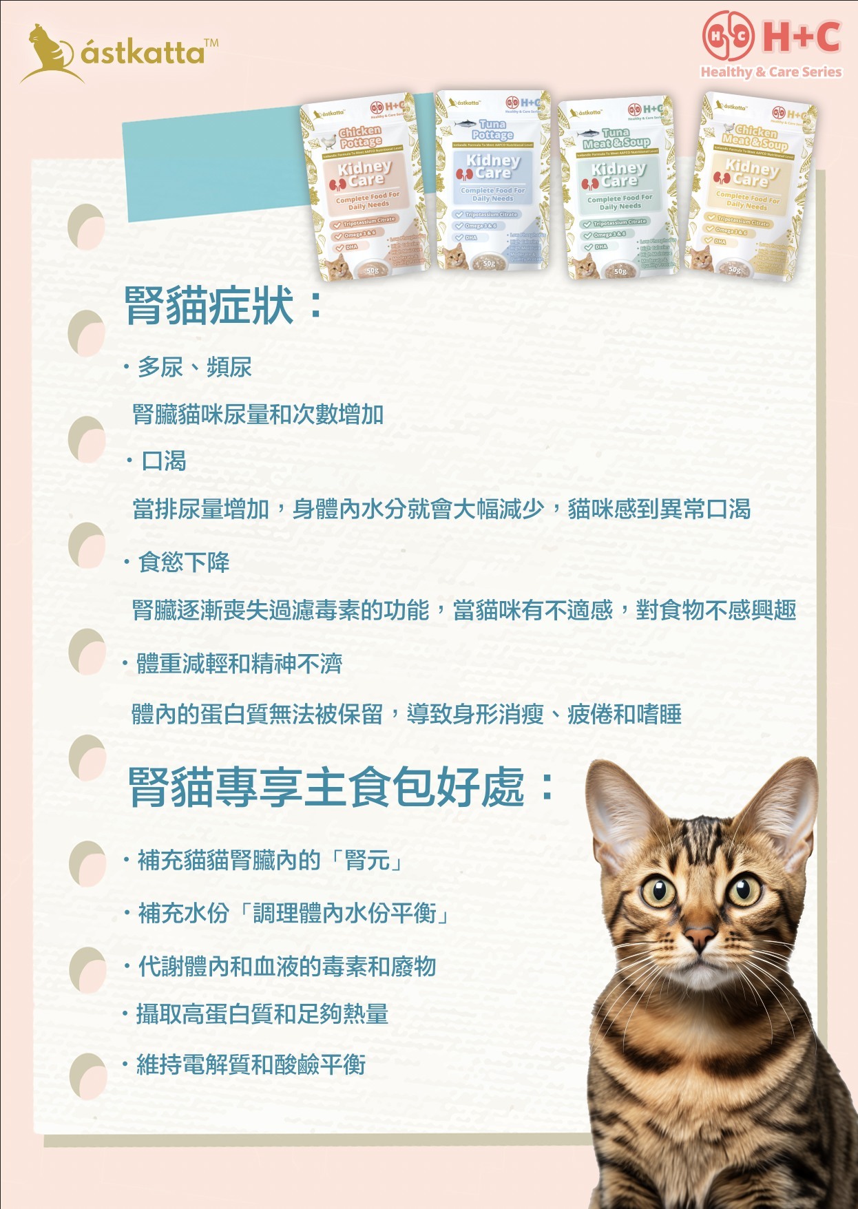 Astkatta 冰島腎臟主食包 50g