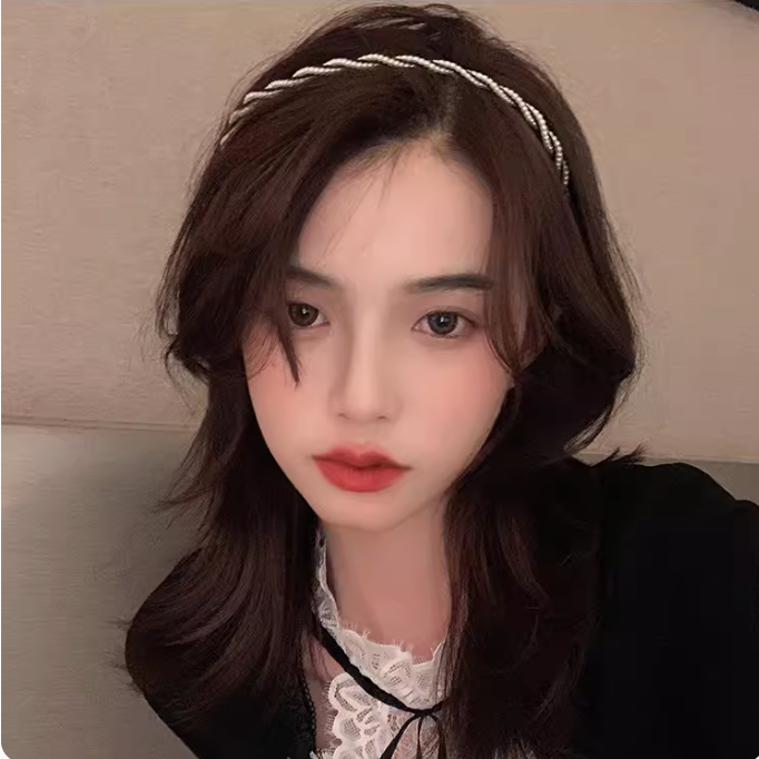 [2 FOR RM10] French Vintage Pearl Twisted Headband