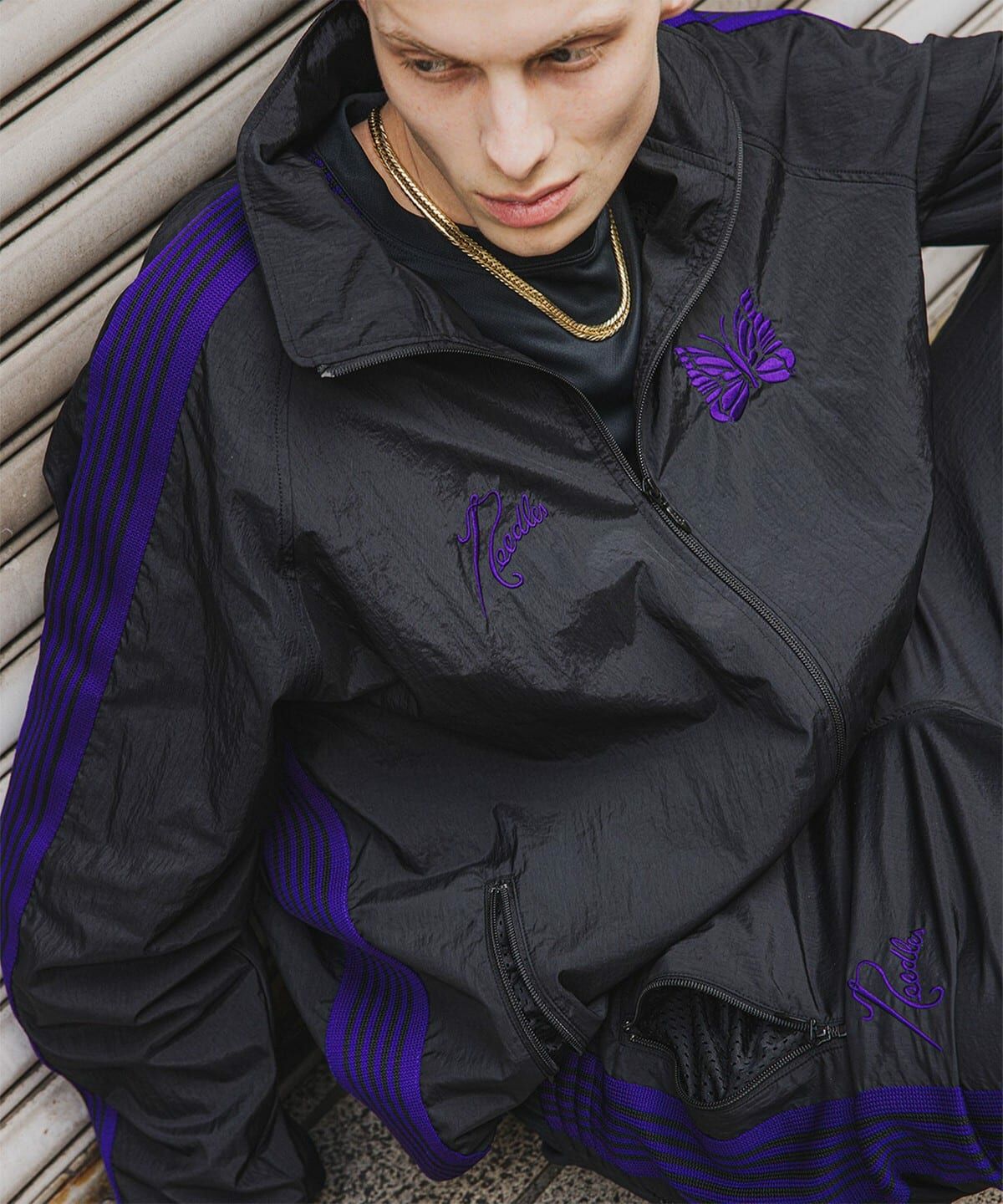 2024SS NEEDLES BEAMS NYLON TRACK JACKET 蝴蝶夾克外套現貨