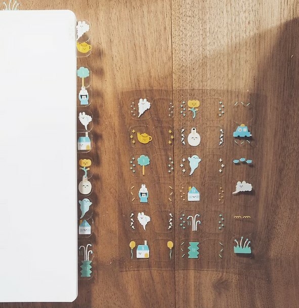 透明月份索引貼紙 魔法|右手超人 臺灣