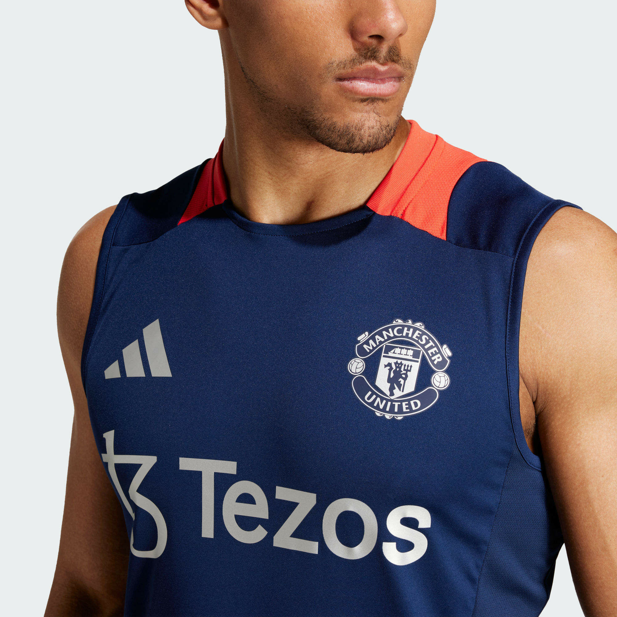 2024 Manchester United Sleeveless Training Shirt - Blue