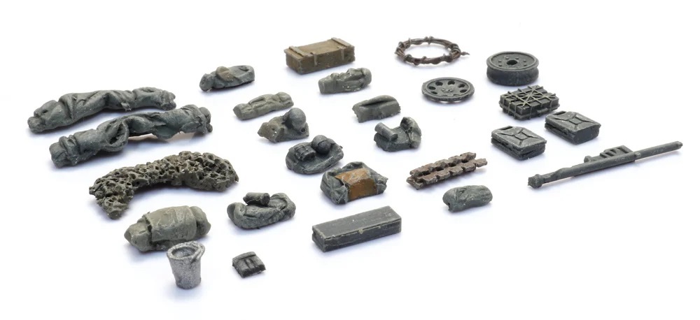 Artitec 6870532 HO規 Sd.Kfz. 250/251 的配件組