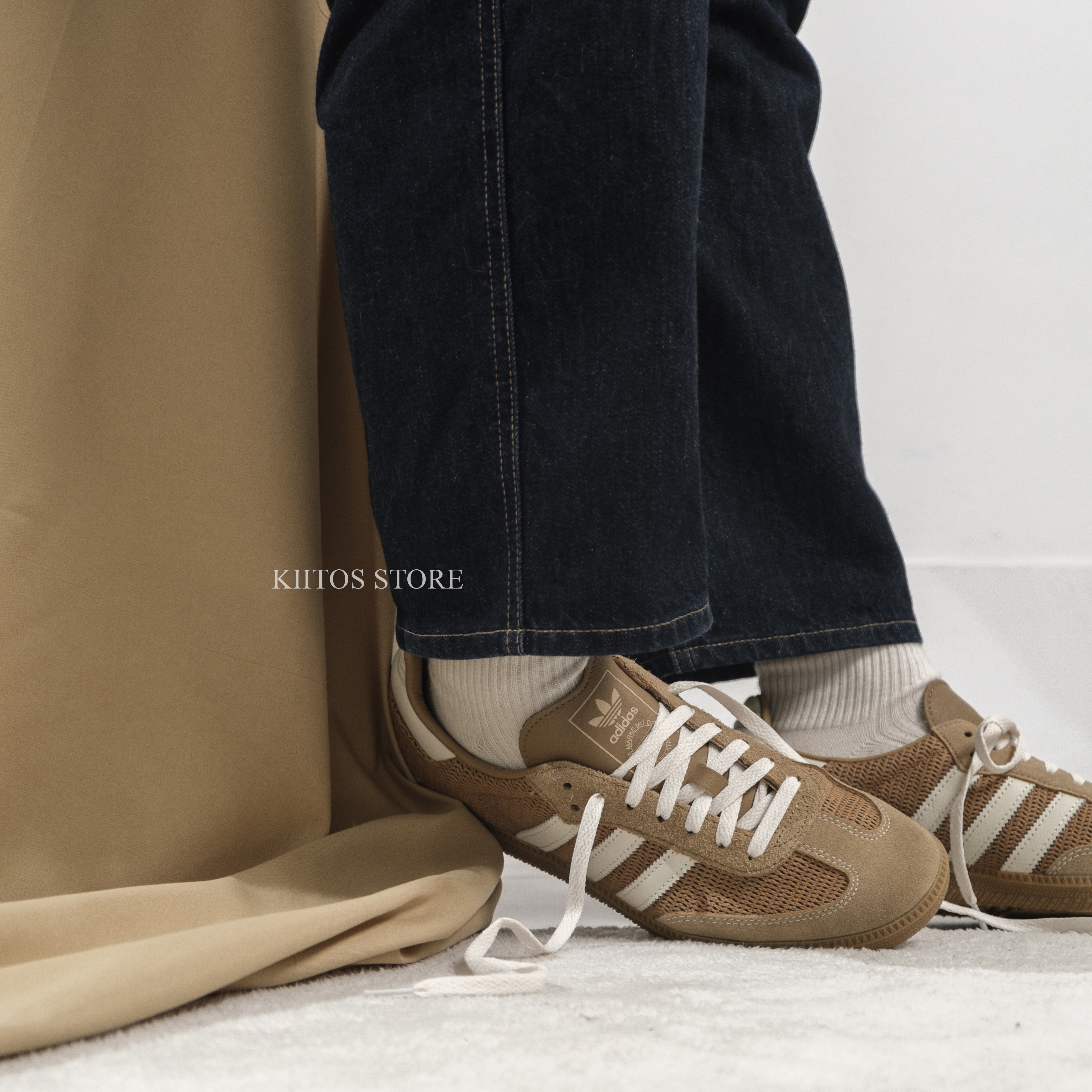 Adidas Samba OG Cardboard 麂皮 棕色 編織 膠底 IG1379