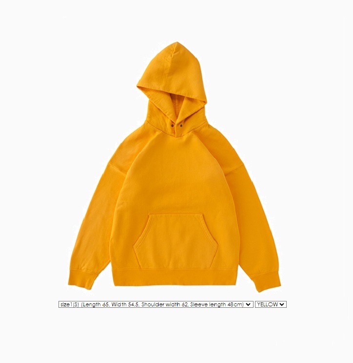 🔥ON SALE 35% OFF : VISVIM JUMBO HOODIE P.O. (VEGGIE DYE) - YELLOW SIZE 1 PRE ORDER ITEM (預訂中)