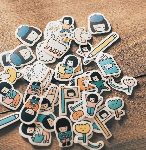 YO HAND STUDIO RANDOM STICKER 24 PCS SET
