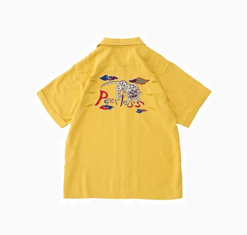 🔥ON SALE: VISVIM IRVING SHIRT S/S (SL RAYON) - YELLOW SIZE 1 PRE ORDER ITEM (預訂中)