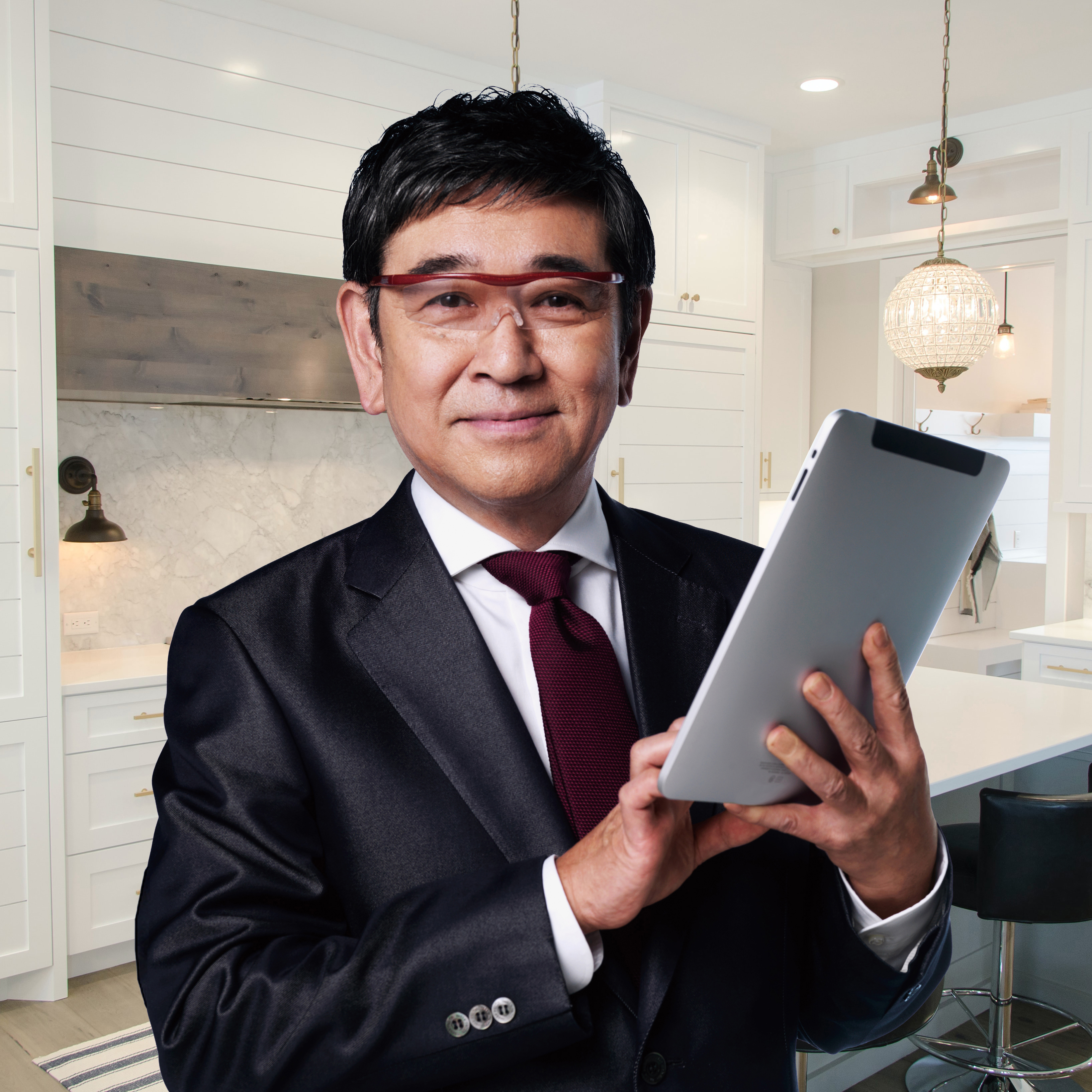 Hazuki 日本葉月抗藍光放大鏡1.6倍大鏡片-茶色鏡片 (紅-濾藍光率55%)