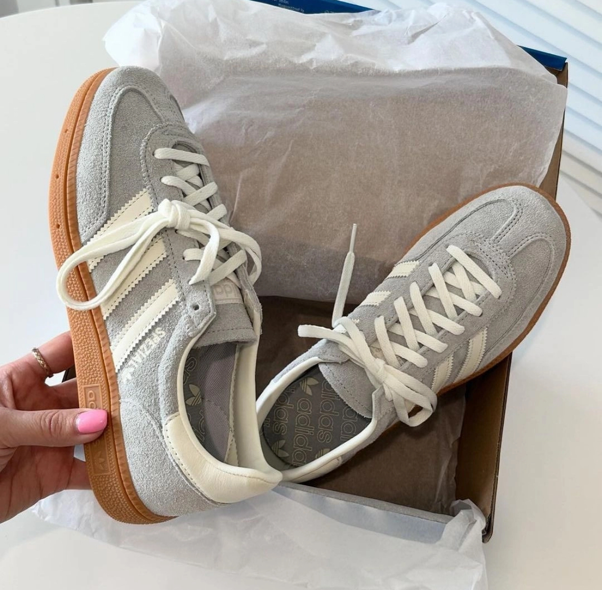 Adidas Originals Handball Spezial 灰白焦糖 淺灰色 灰色 焦糖底 麂皮 復古 德訓鞋 IF6491/預購