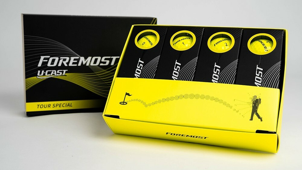 FOREMOST Pro-Tour X3 高爾夫球【燦燦黃】