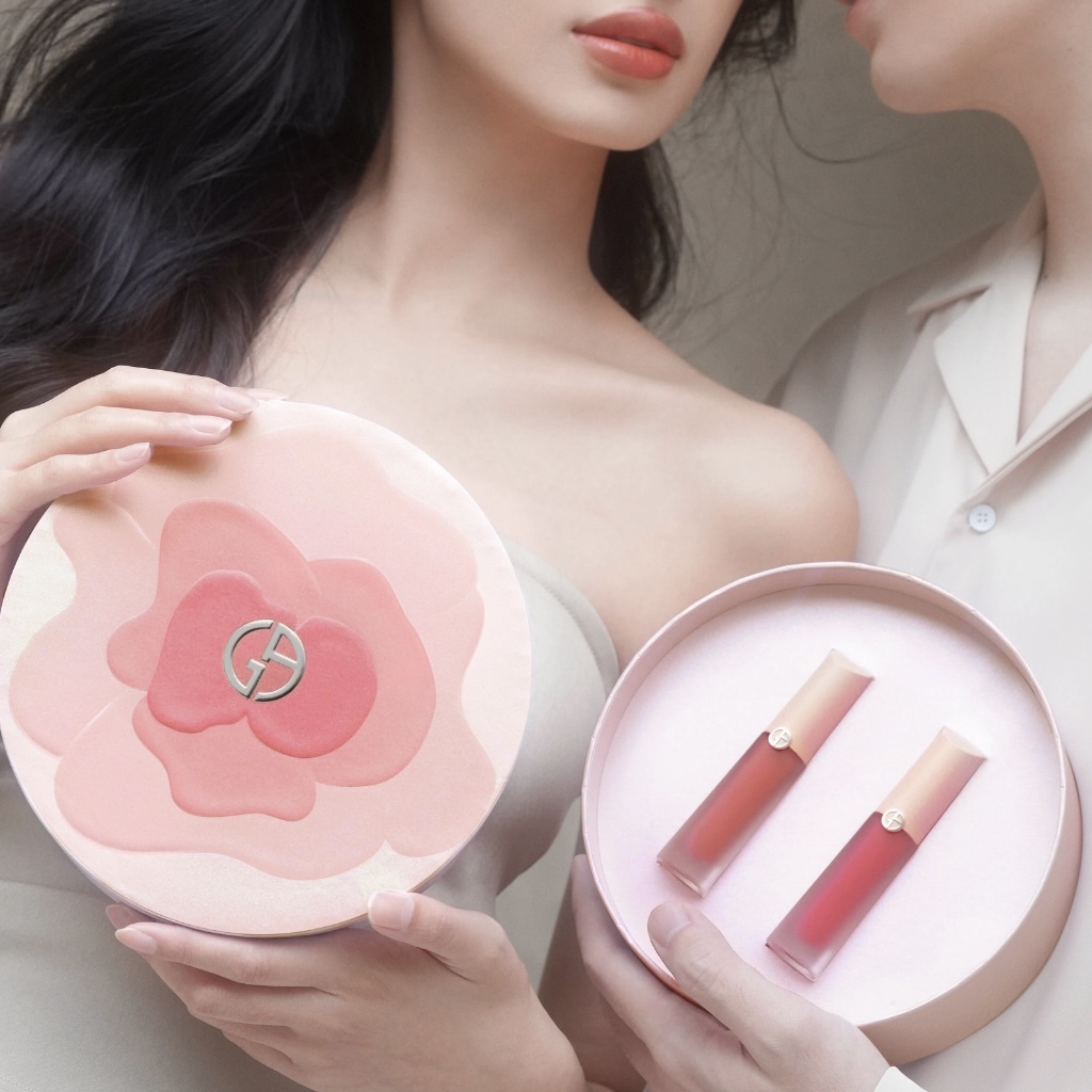 【現貨】Giorgio Armani GA 奢華 絲緞 訂製 水唇釉 裸粉 限定版 唇釉