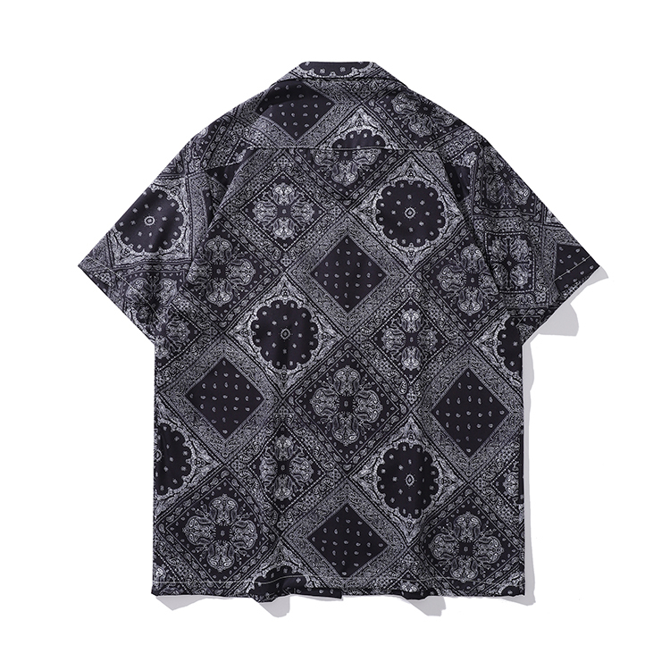 花襯衫 古巴領 圖騰 變形蟲