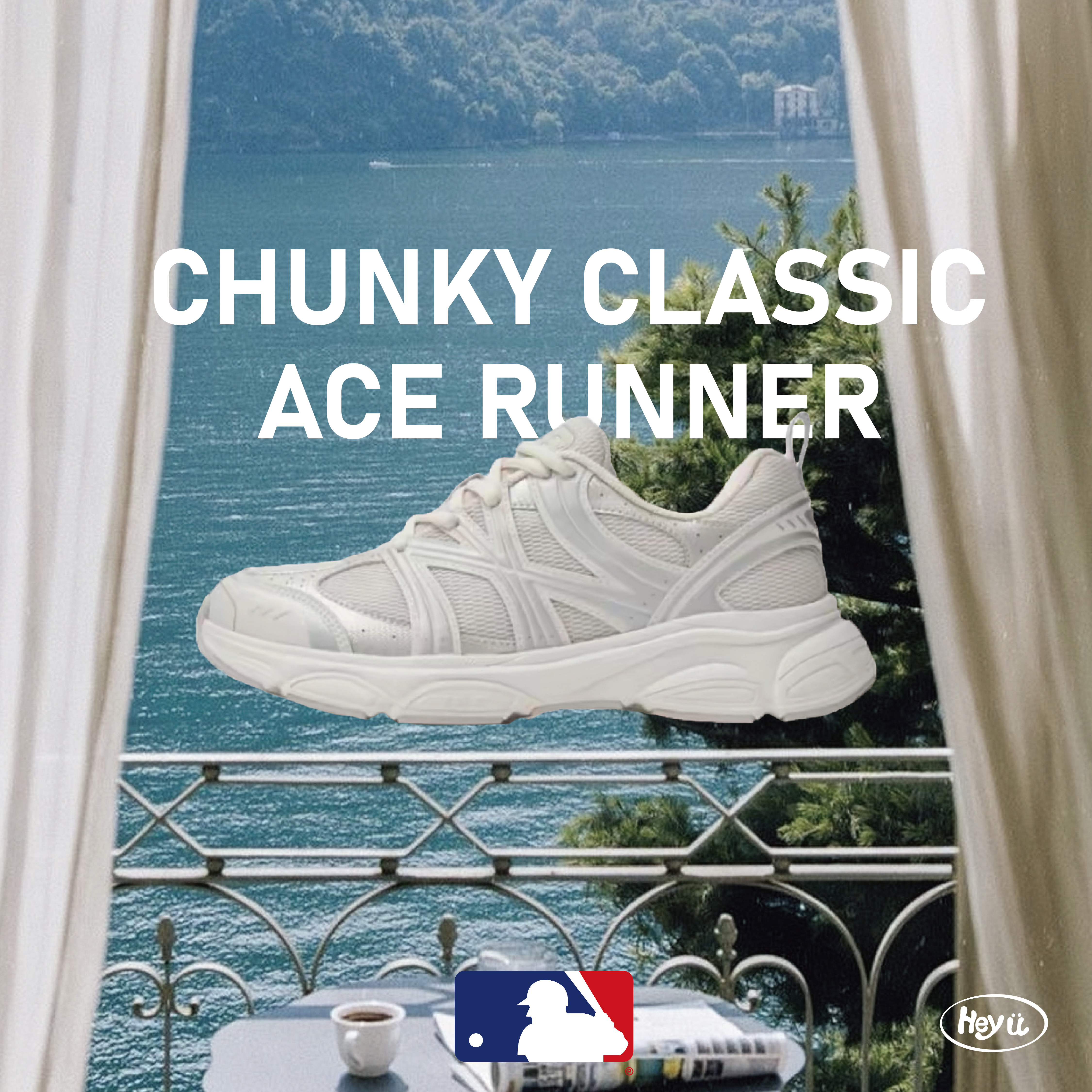 MLB Chunky Classic Ace Runner (白色)