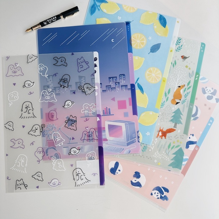 A4尺寸 三層資料夾｜日本MIDORI