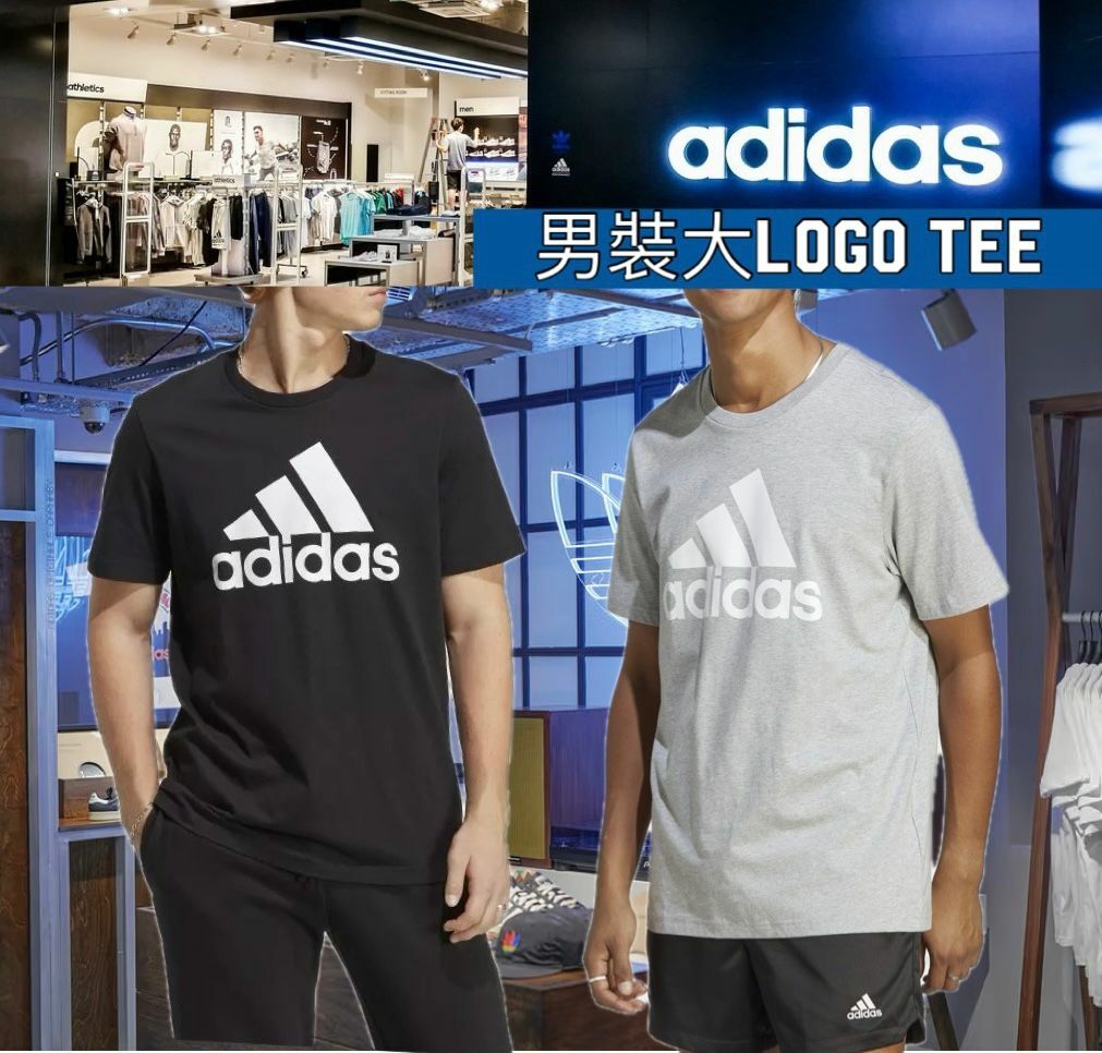 【預購】Adidas F051363 男裝大LOGO短TEE