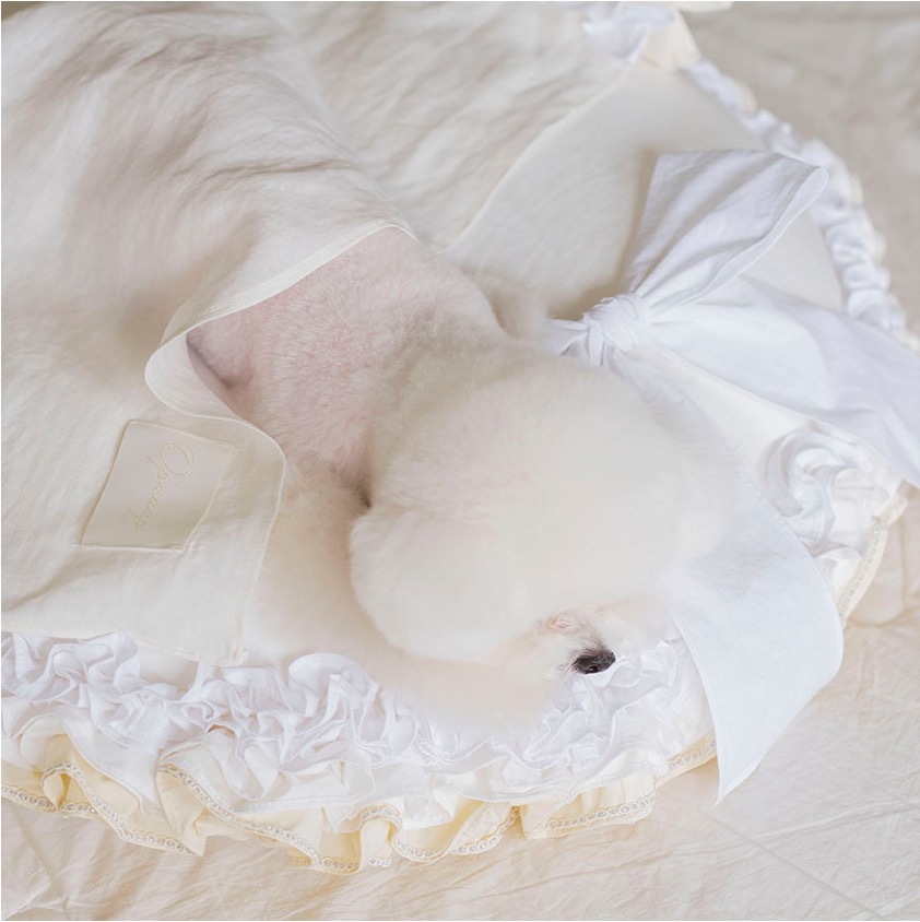 OPAAAP 牡丹荷葉薄被（純真白）