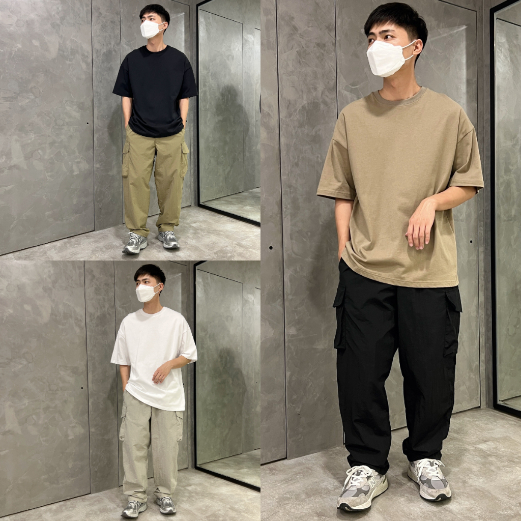 MS-2409 寬版口袋工作長褲