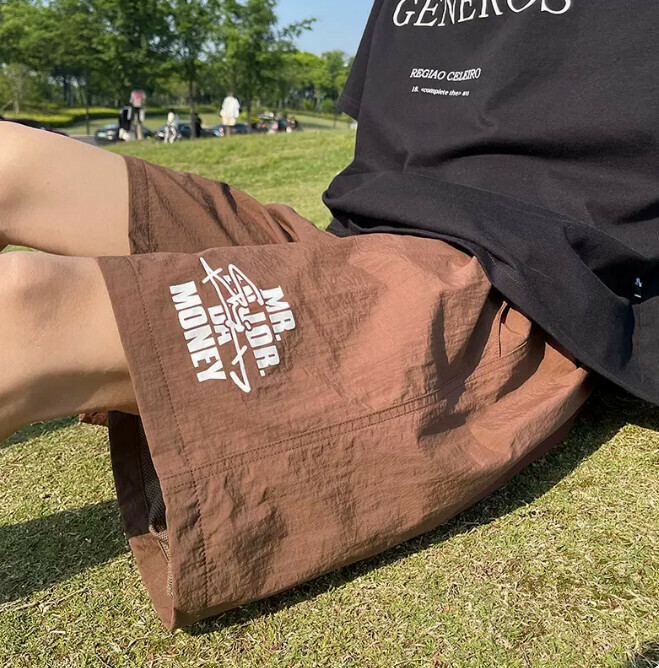 爆款速干短褲（咖啡色M-2XL）（下單后聯繫客服確認發貨尺碼）