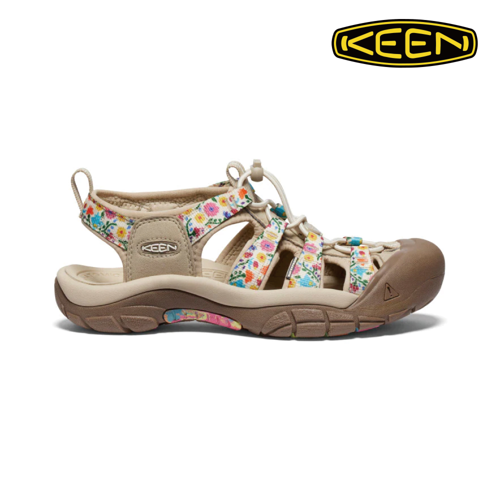 KEEN 美國 NEWPORT RETRO 灰/印花 女款 護趾涼鞋 30K28878