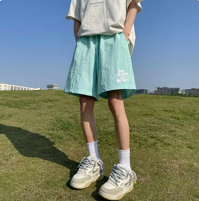 爆款速干短褲（淺藍色M-2XL）（下單后聯繫客服確認發貨尺碼）