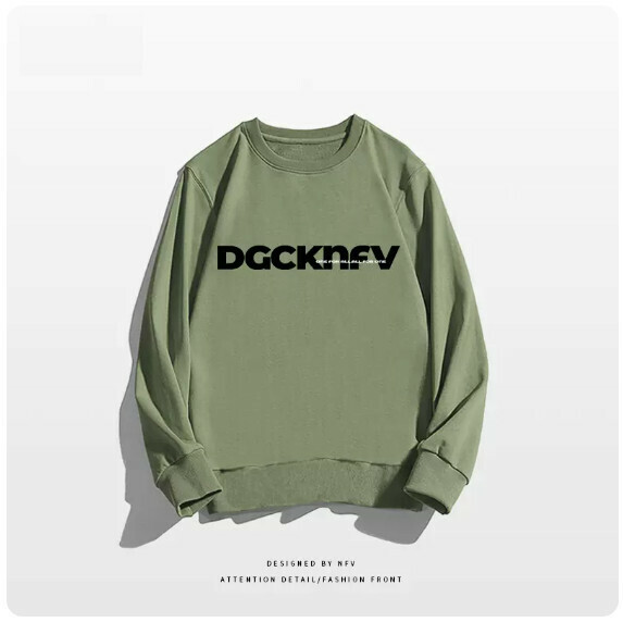 Crewneck sweatshirt [M-3XL] [Matcha Green - Thin] (Contact customer service to confirm the shipping size after placing an order) 