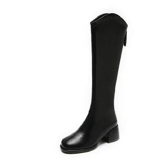 Hot selling knight boots [black] [size 34-43] (please contact customer service to confirm the delivery size after placing the order)