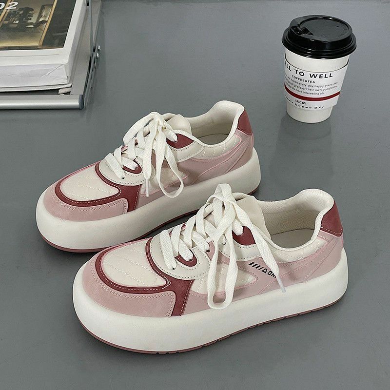 Hot selling small fragrant style sneakers (pink size 35-40) (please contact customer service to confirm the delivery size after placing the order)